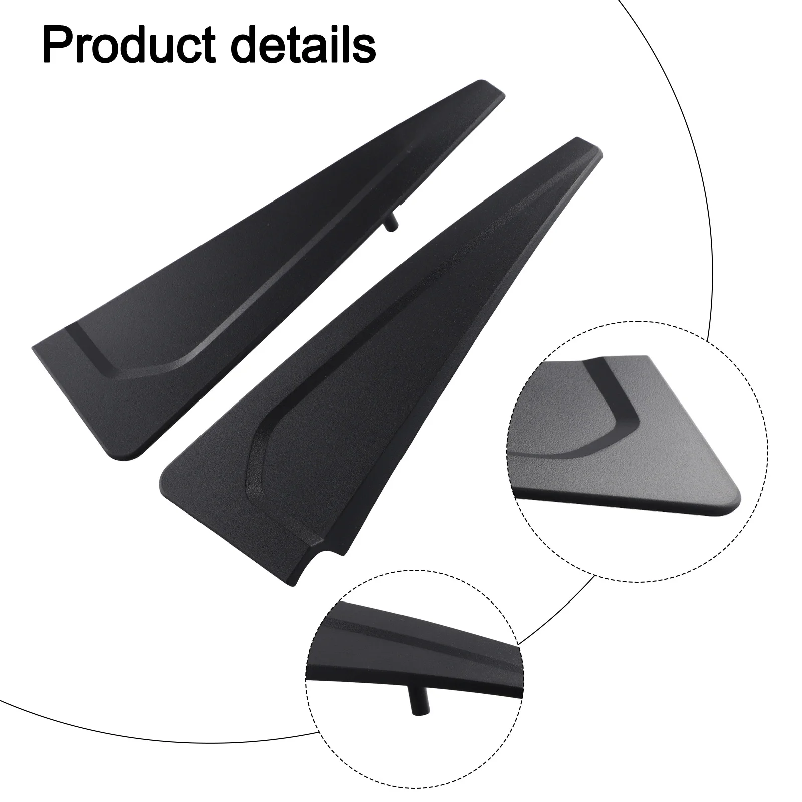 Enhance the Look of Your For Chevrolet For Aveo 2004 2011 with Exterior Rear Left & Right Side Trim Molding Pair