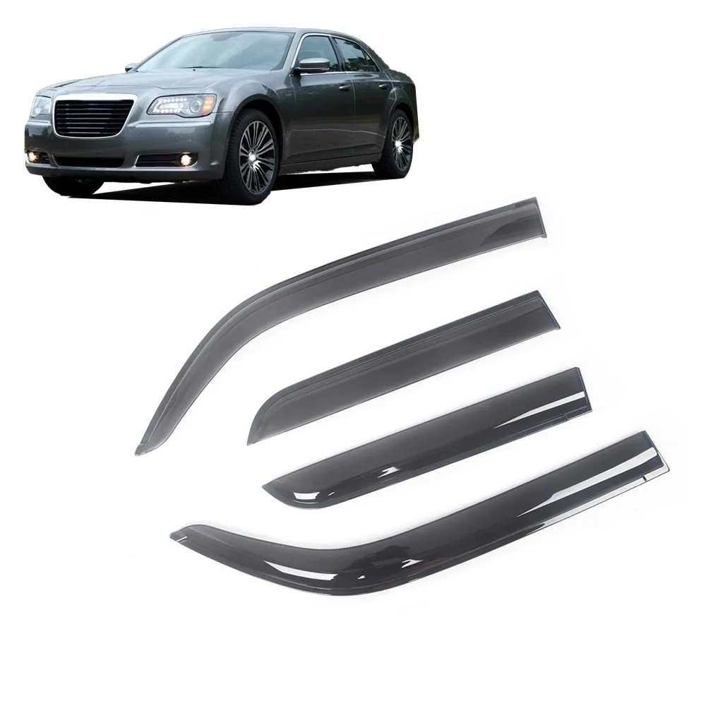 Window Visor for Chrysler 300 2011 2012 2013 2014 2015 2016 2017 2018 2019 2020 2021 Door Visor Wind Sun Rain Guards Deflectors