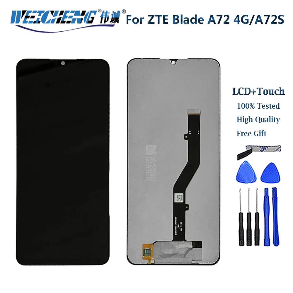 For ZTE Blade A72 4G LCD Display Touch Screen Digitizer Assembly For ZTE Blade A72s Replacement Parts