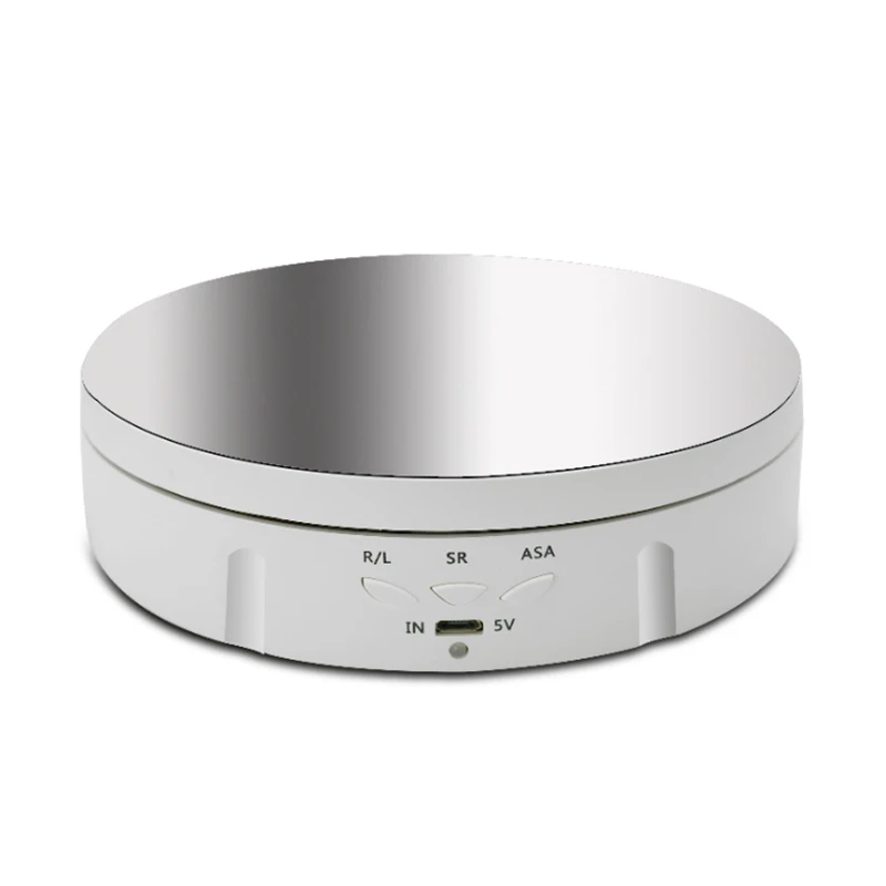 10KG 360 Degree Electric Rotating Turntable Display Stand with Battery For Jewelry and Watches