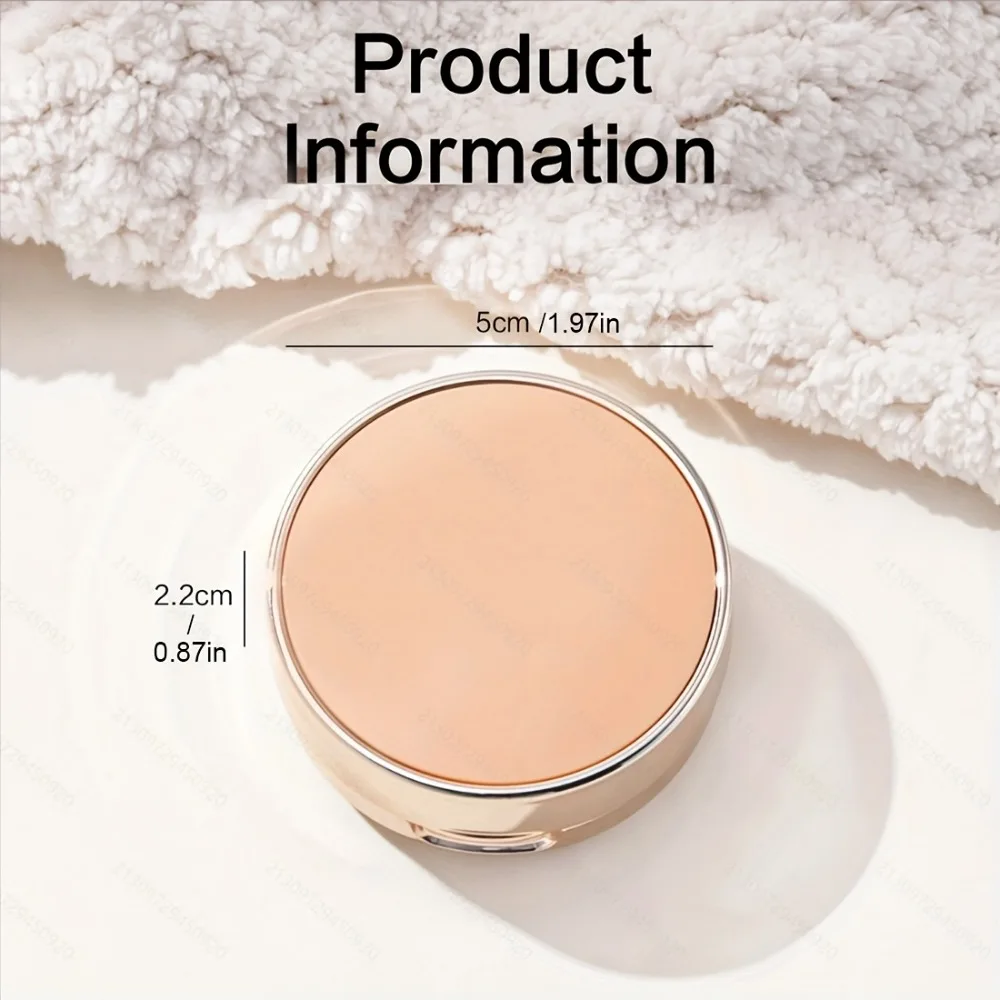 ​1Pc Refillable Air Cushion Foundation Case Empty DIY Box with Portable Mirror Compact Storage for Makeup Cosmetic Sponge Puff​