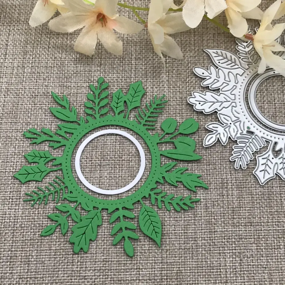 Wreath frame decoration Metal Cutting Dies Stencils For DIY Decorative Embossing Handcraft Die Cutting Template Mold