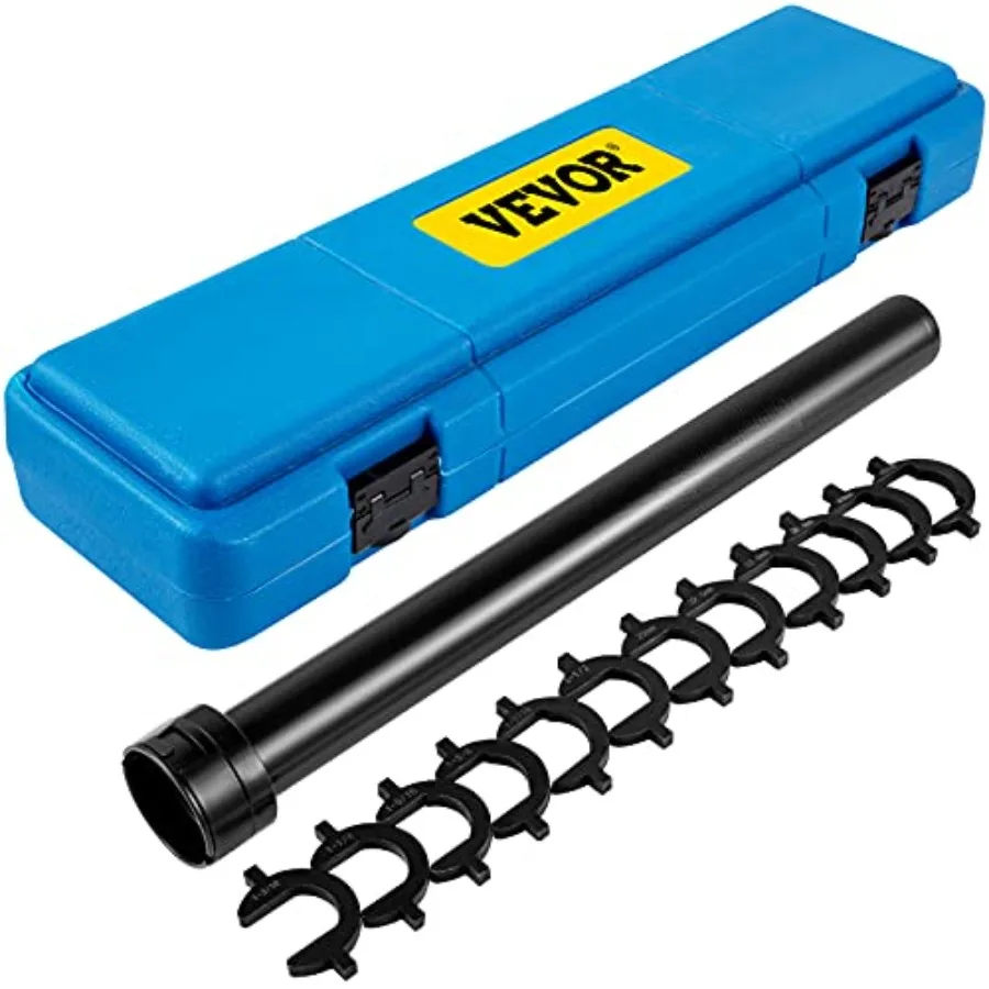 

Inner Tie Rod Tool Kit, 13 Pcs Tie Rod Removal Tool, 13 Pcs Crowfoot Adapters Inner Tie Rod Tool Set, 1/2 Inch Drive Tube Tie R