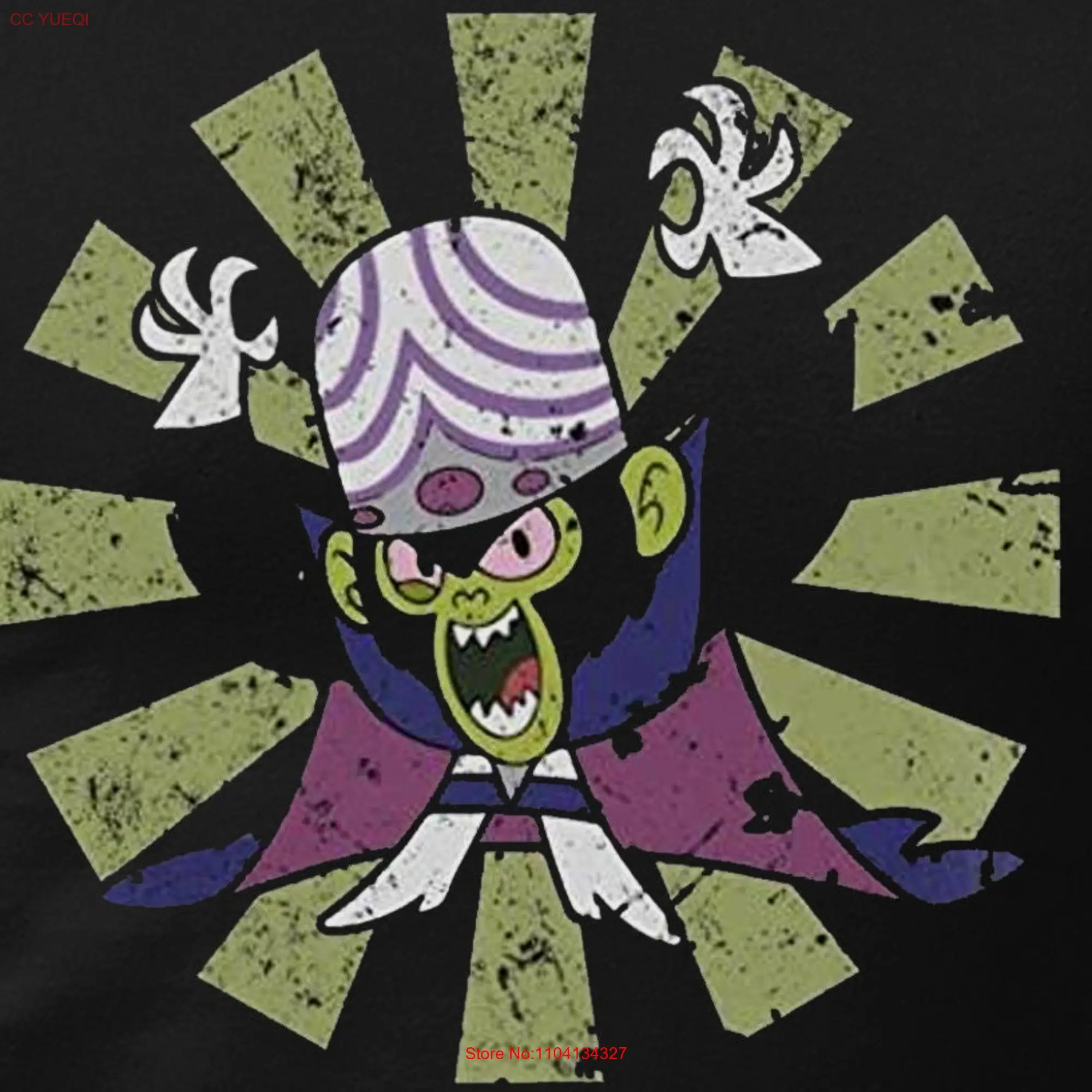 Мужская футболка Mojo Jojo Evil Monkey с длинным или коротким рукавом