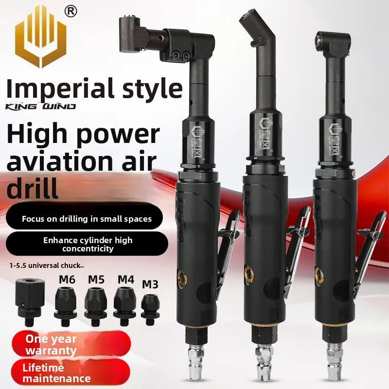 Pneumatic Air Drill, Angle Welding Drill, Pneumatic Drill, 90-Degree Right-Angle Air Drill, High Micro-Angle Drill