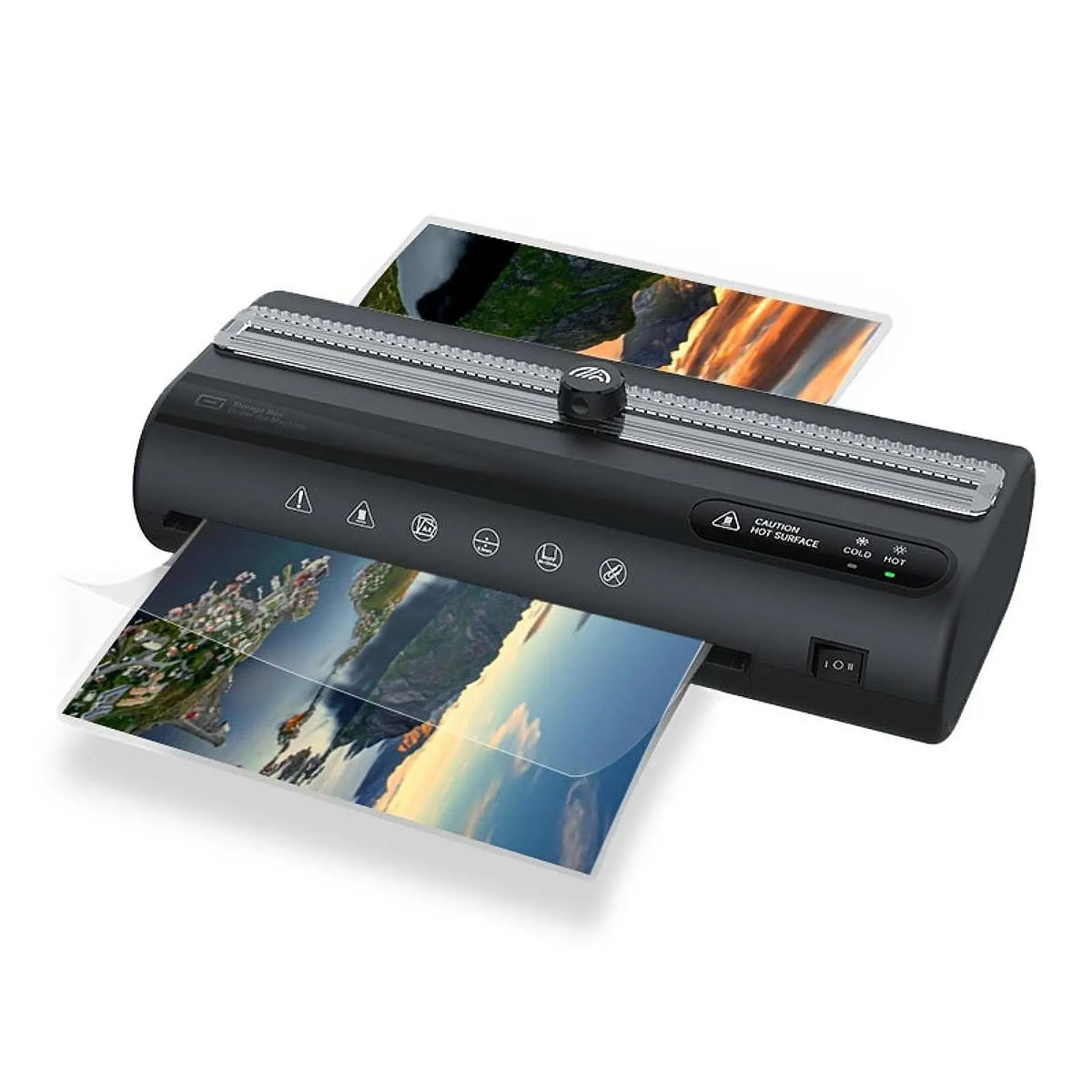 

A4 Laminator Machine for Recipe Cards Sturdy Fast Preheating Multiuse Laminating Machine Hot Cold Laminator Personal Laminator