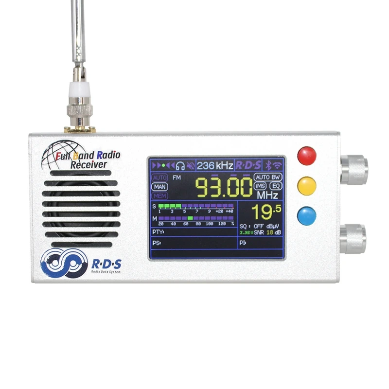 جهاز استقبال لاسلكي كامل الموجات القصيرة ، FM ، MW ، الموجات القصيرة ، HF ، LW ، V1.18 البرامج الثابتة ، TEF6686