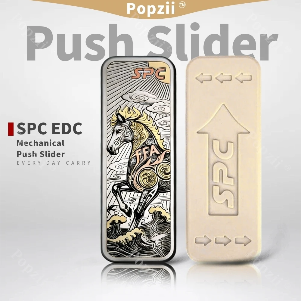

Механический фиджет-слайдер из титанового сплава SPC&FFA EDC, игрушка-антистресс для взрослых, для офисного стола, игрушка для снятия тревоги, декомпрессионная игрушка