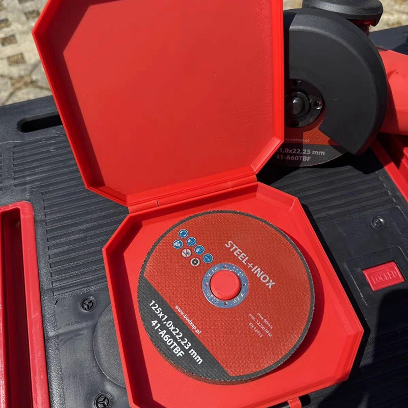 3/4/5/6 Inches Special for Milwaukee Grinding Wheel Disc Storage Box Angle Grinder Saw Blade Storage Box Cutting Disc Toolbox