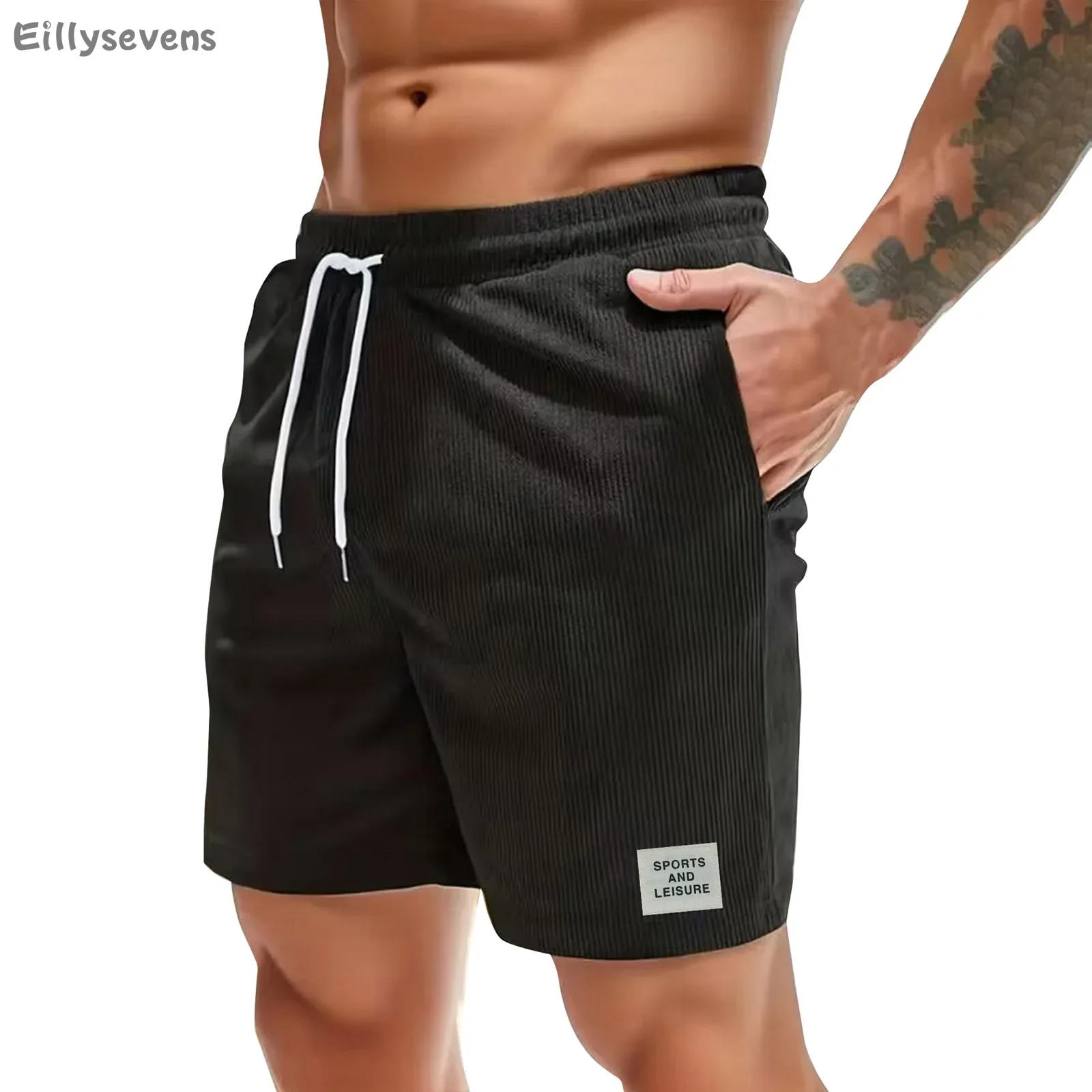 Men Sports shorts High quality fabric Shorts Fashionable Casual short Pants Sports Running Training Shorts pantalones cortos