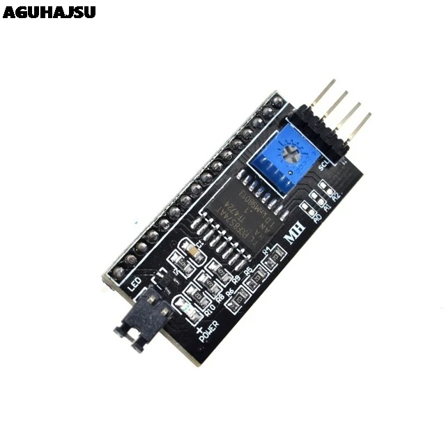 IIC/I2C/TWI 2004 modul LCD lampu latar biru seri untuk Arduino UNO R3 MEGA2560 20X4 2004