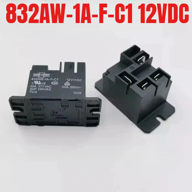 （Brand New Original）1pcs/lot 100% original genuine relay:832AW-1A-F-C1 12VDC 24VDC 48VDC 30A 4pins power relay