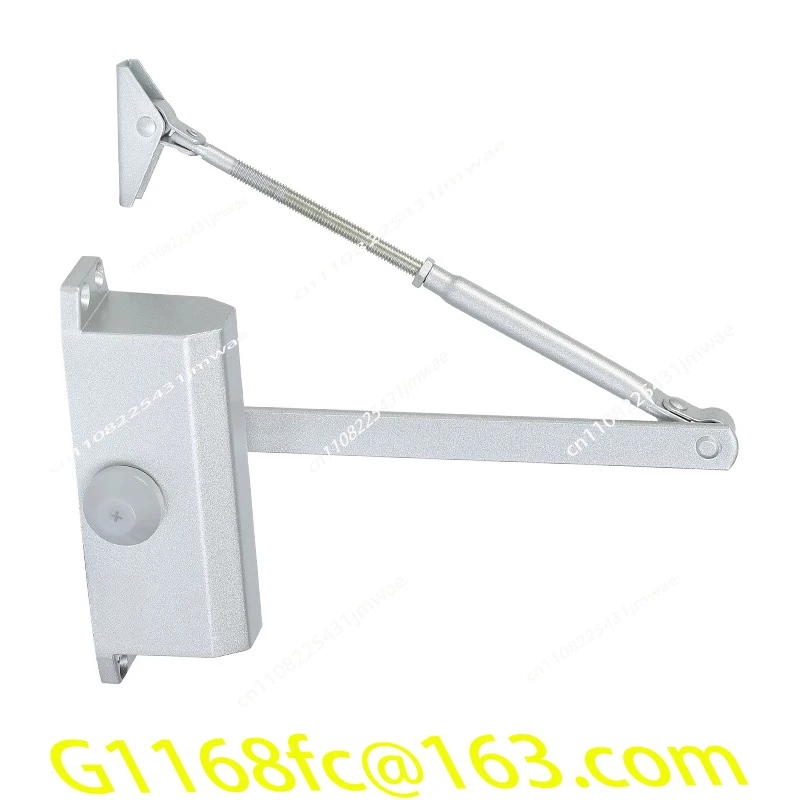 Non-punching glass door closer High interval door closer Office shop automatic locator Hydraulic buffer