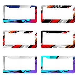 license plate frame with cool color scheme for World Rally Formula Races Personalized license plate cover can added with text 2