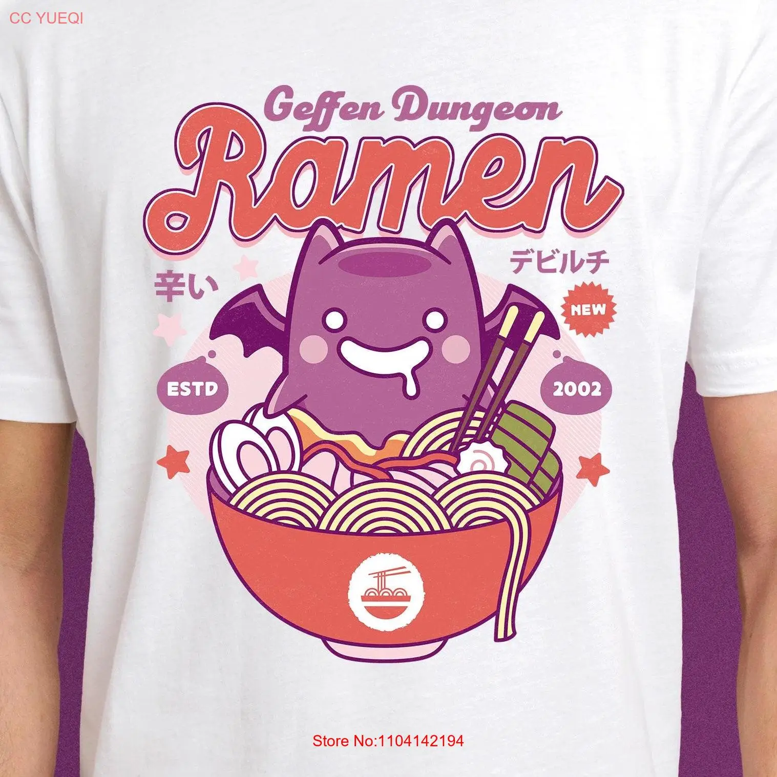 Geffen Dungeon Ramen T-Shirt Ragnarok Online-Videospiel Gaming Gamer ewige Liebe Deviruchi Jrpg lange oder kurze Ärmel