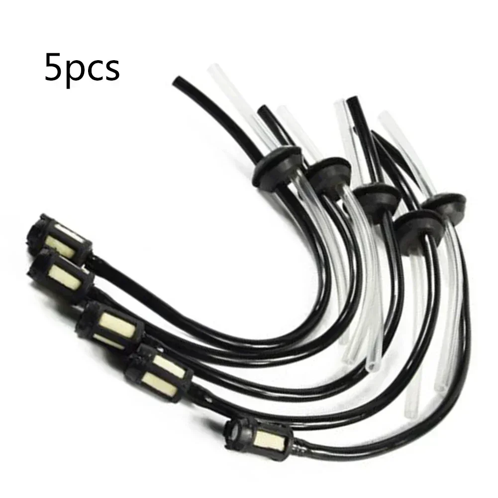 

5PCS Strimmer Trimmer Fuel Petrol Tank Filter Kit Brush Cutter Hose Pipe With Fuel Filter Trimmer Lawn Mower Lawn Mower
