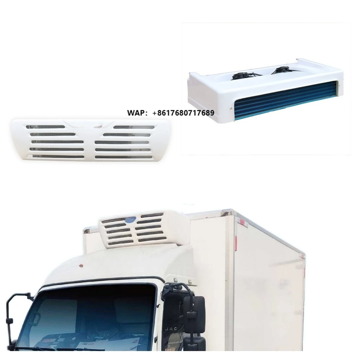 Fast Cooling HT-380EV NEV Refrigeration Unit with Compressor Condenser DC250-750V AC220V Truck Use Standby