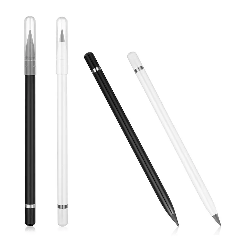 

50Pcs Eternal Pencil 2023 New Metal Pencils New Technology Unlimited Pencil Sketch Painting Tools School Supplies Stationery