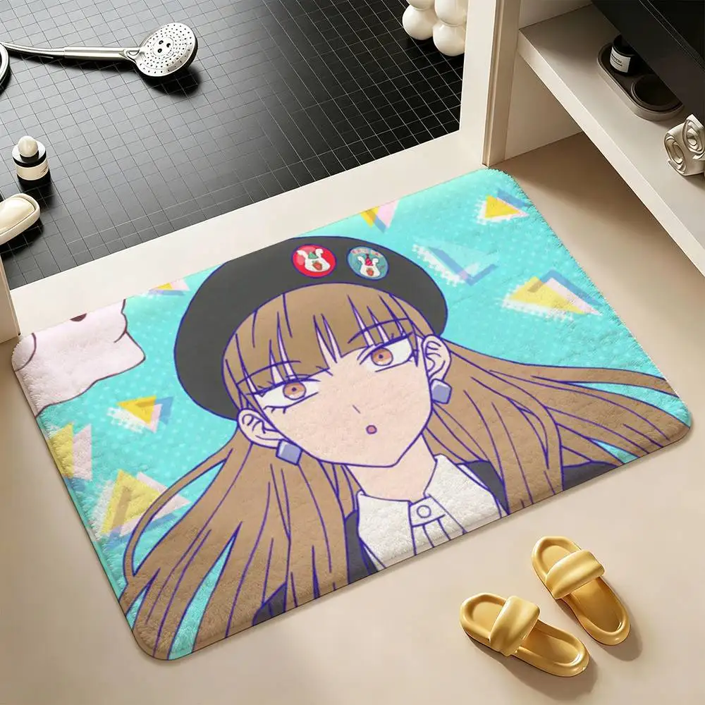 K-oori no J-Jyouheki  Shower Room Small Carpet Floor Mat  Absorbent Foot Mat Decorative Mat Soft and Comfortable