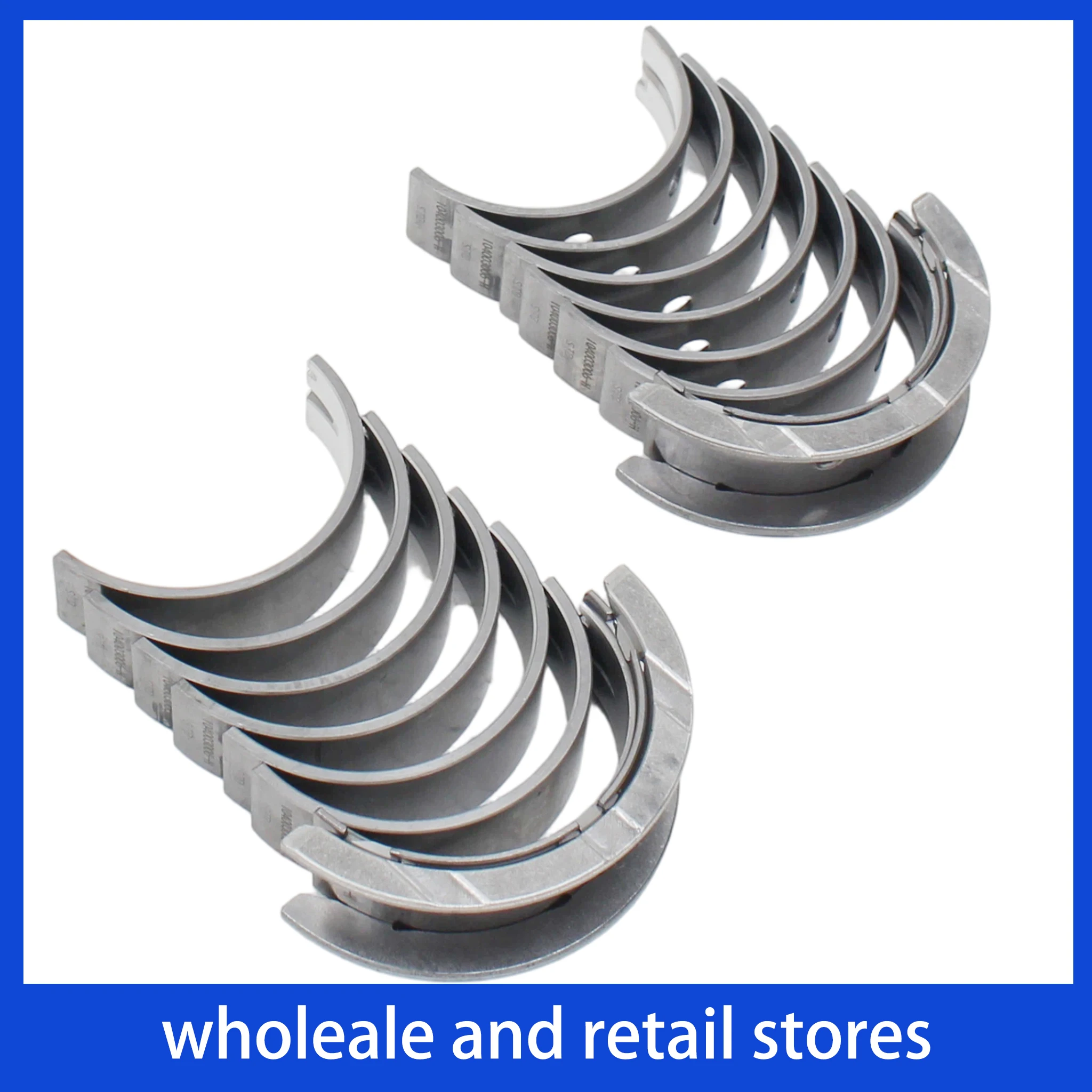Crankshaft bearing 11218471800 11218471804 Thrust bearing shell 11217803495 11217803501 For BMW N57 325d 330d 530d F07 F10 F11