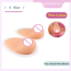 Tgirl Realistic Big Boobs Silicone Pad Adhesive  Breasts Form for Mastectomy  Bra Insert Accessories Shemale Cosplay Nipples