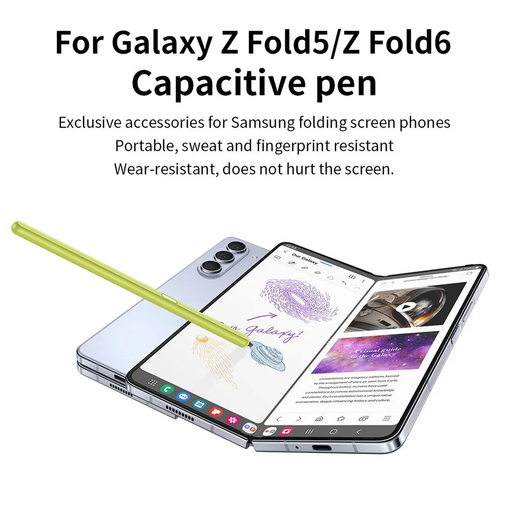 For Samsung Folding Screen Stylus S Pen Galaxy Z Fold 6 5G Z Fold 5 SM-F956  SM-F946 For Z Fold6 Fold 6 5 5G Electromagnetic Pen
