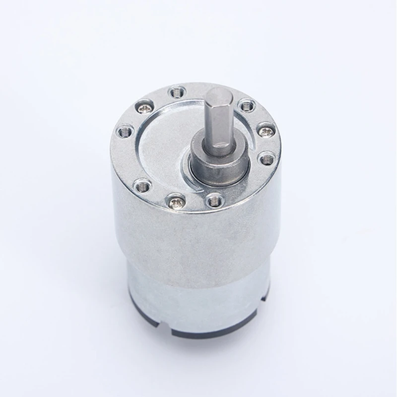 6V/12V/24V High Torque Electric Micro Speed Reduction Geared Motor 7RPM to 960RPM Eccentric Output Shaft JGB37-520 Y5GB