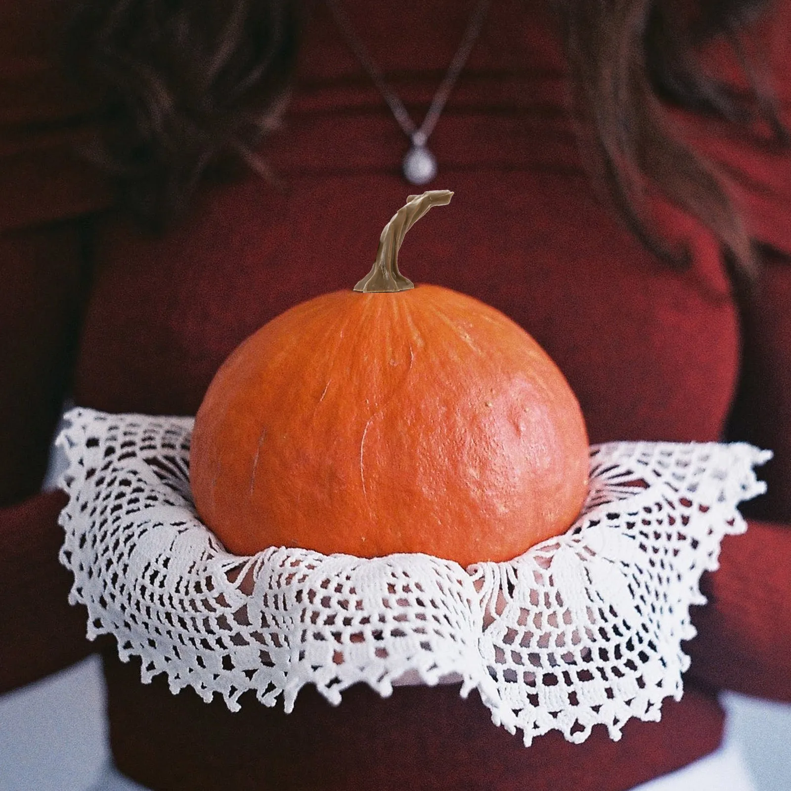 

20 Pcs Pumpkin Decoration Accessories Artificial Stems Fake Plastic Halloween Decorations DIY Fall