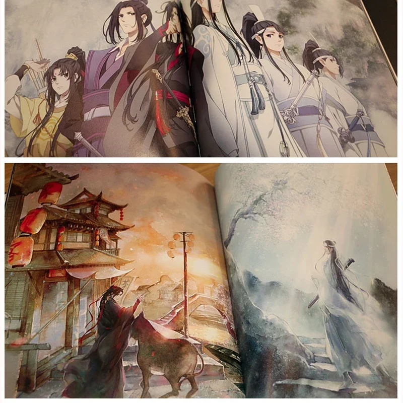 Imagem -03 - Dao zu Shi Anime Art Picture Livro Grão-mestre de Demoníaco Wei Wuxian Lan Wangji Desenho Livro Coleção Cultivo Fãs Presente mo