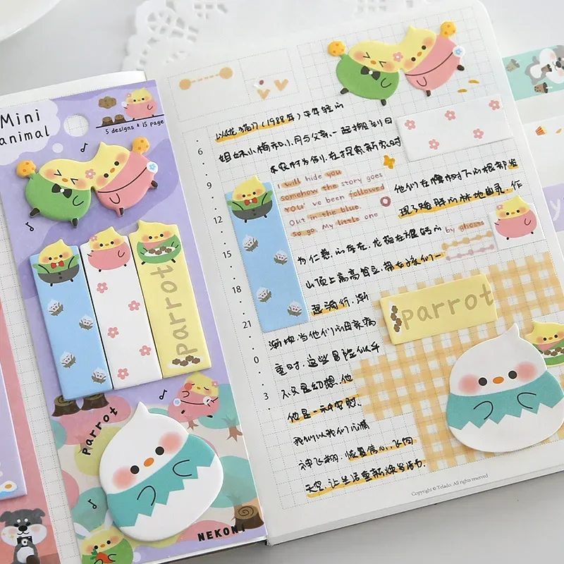 Sticky Notes, Cute Animals, Hamsters, Pandas, Dinosaurs, Timely Stickers, Index Stickers