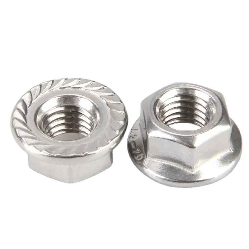 4# -40 6# -32 8 # -32 10# -24 1/4 5/16 3/8 1/2 304 Stainless Steel American Coarse And Fine Thread Flange/Cover Type/Lock Nut