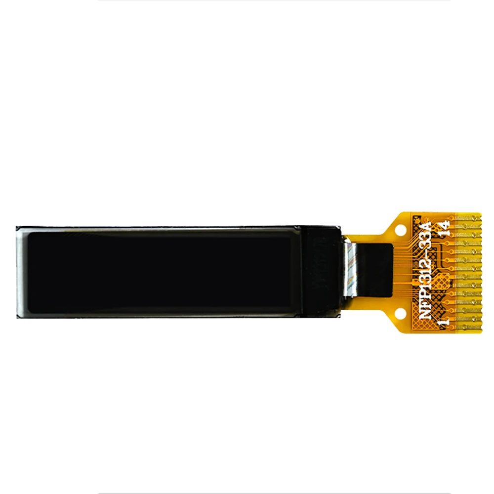 0.69 Inch OLED Display Module 96x16 Resolution Monochrome LCD Screen SSD1312 Driver 14PIN Interface Soldering Model