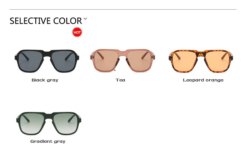 Vintage Brand Designer Square Sunglasses 2024 Woman Fashion Retro Candy Colors Sun Glasses Female UV400 Shades Oculos De Sol