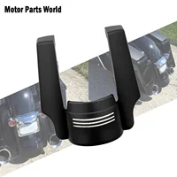 Guardabarros de extensión trasera para motocicleta, cubierta estirada de 5 "", negro brillante/negro mate, para Harley Touring Road Street Electra Glide 14-2023