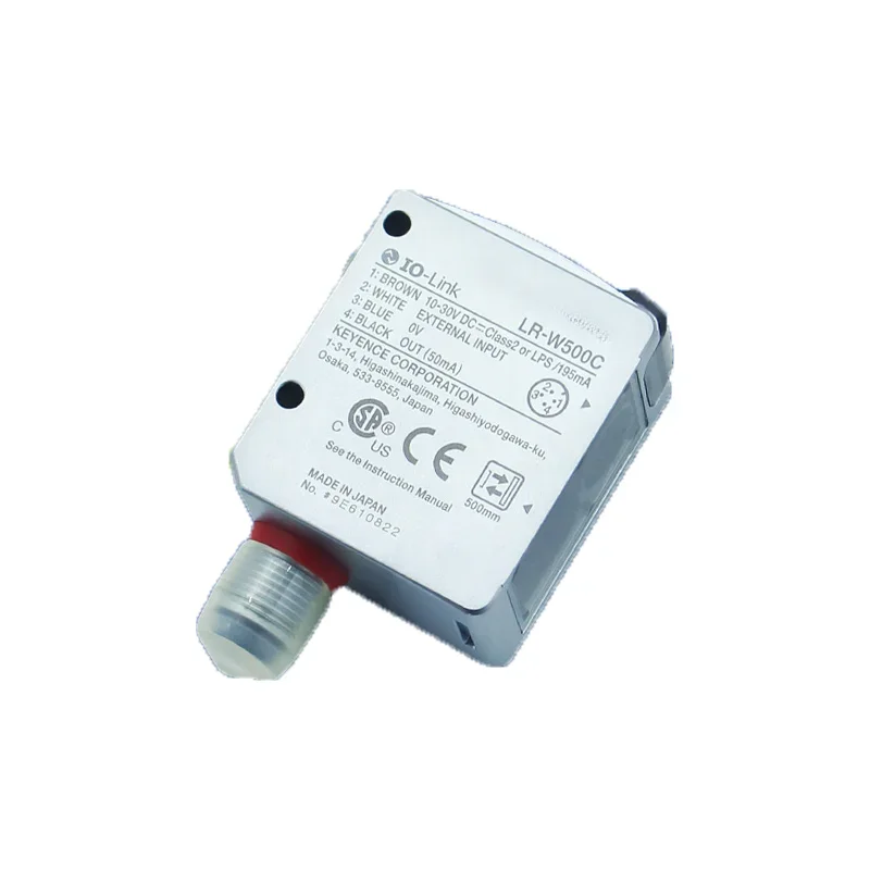 

LR-W500C keyence Amplifier built-in type white spot photoelectric sensor M12 connector type distance30-500mmLR-W500