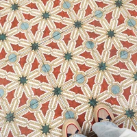 11.8×11.8 Inch Self Adhesive Vinyl Floor Tiles Removable Peel Stick Floor Stickers Waterproof Wear Resistant for Kitchen Bedroom 6