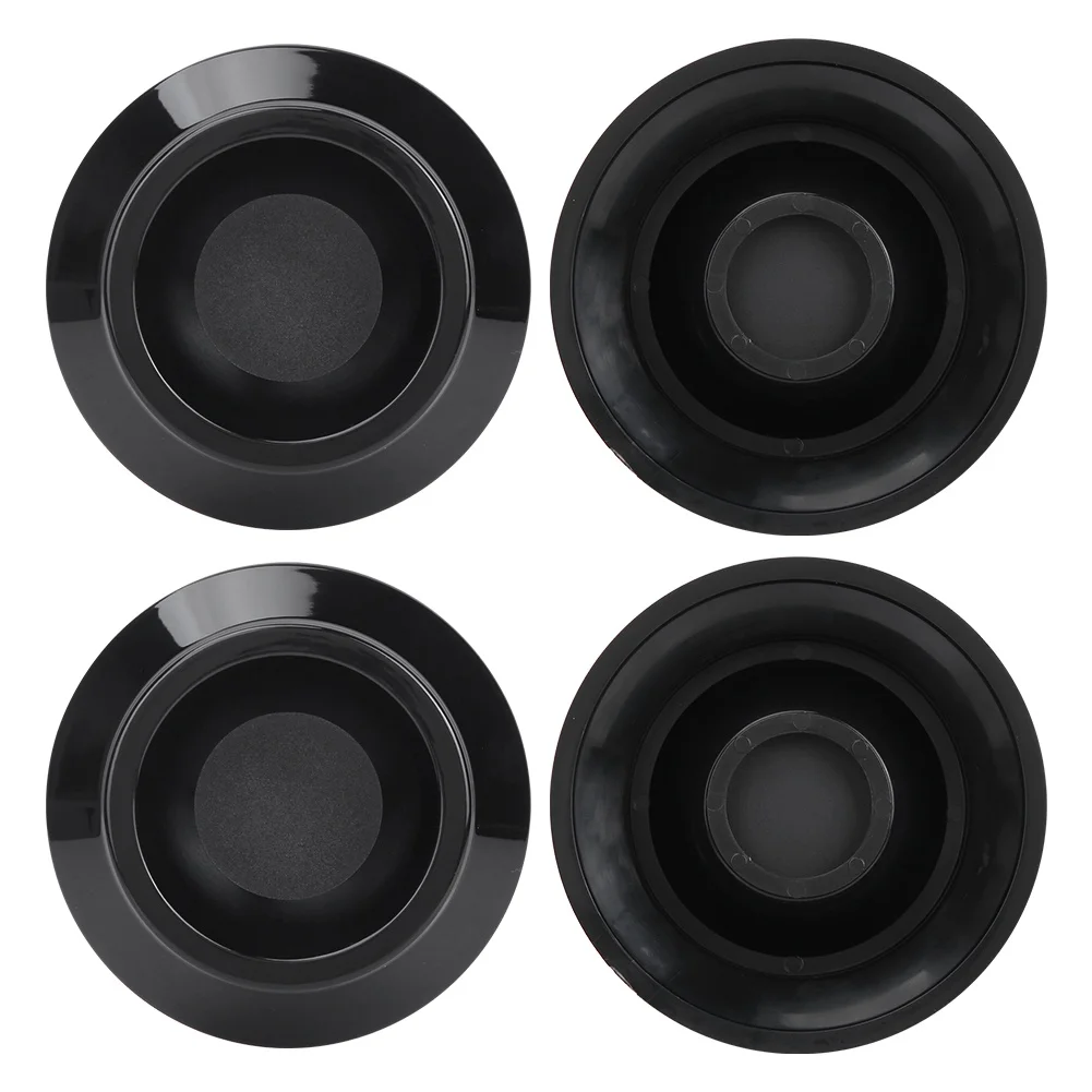 4pcs Round ABS Piano Foot Pads Set Caster Cups Accessories for Upright Piano