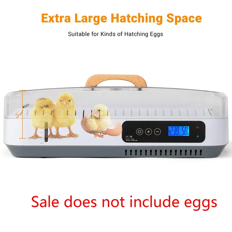 

AEA4-35 Chicken Incubator For Hatching Eggs Egg Incubators Water Level Automatic Egg Turning Temperature Humidity