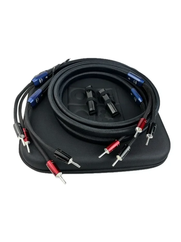 Paar ThunderBird Bi-wire Luidsprekerkabel Full-Range HiFi Audio Versterker Hoorn Kabels Nul & Bass Versie 10AWG - afbeelding 2