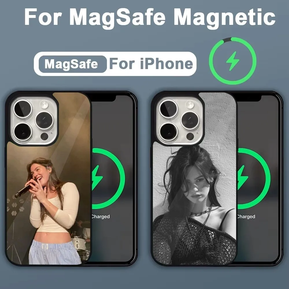 Singer G-Gracie Abrams Phone Case For iPhone 16,15,14,13,12,11,Plus,Pro,Max,Mini Magsafe Magnetic Wireless Charging