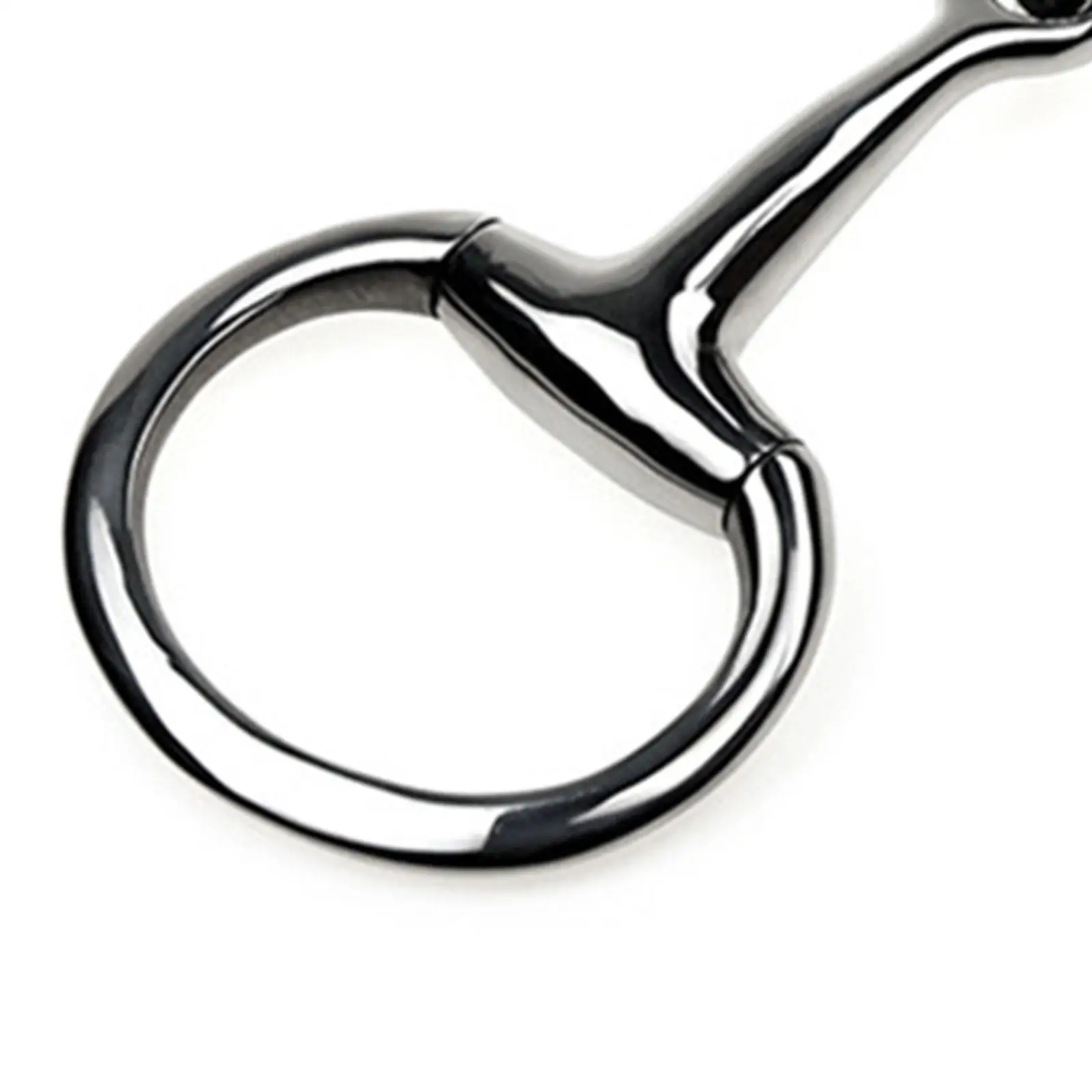 Horse Snaffle Horse Mouth Bit avec anneaux, Horse Tack Training Bit, ChFuk