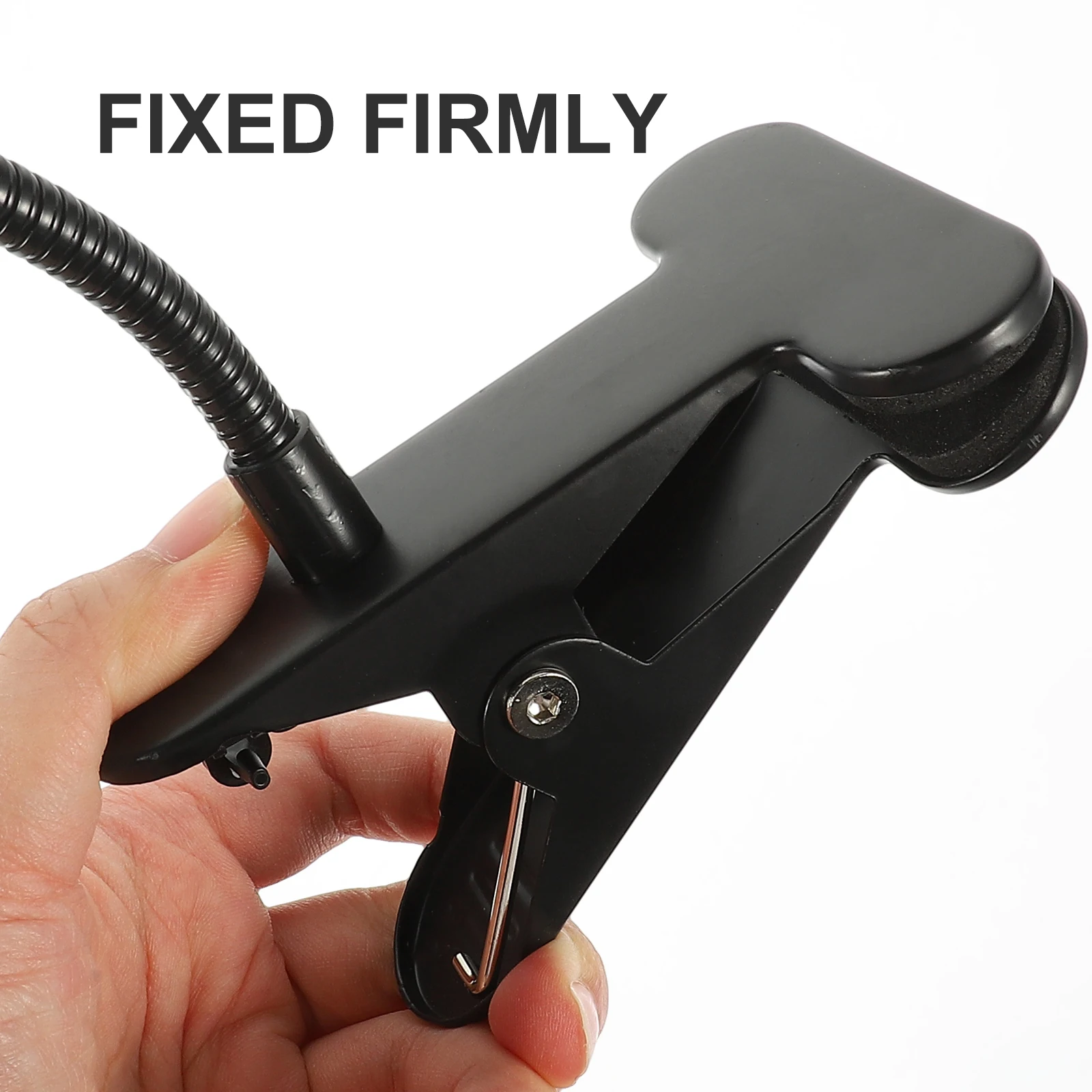 

Super Large 5X Magnifier Reading Tool Adjustable Bendable Hose Desktop Portable Plastic Glass for Sewing