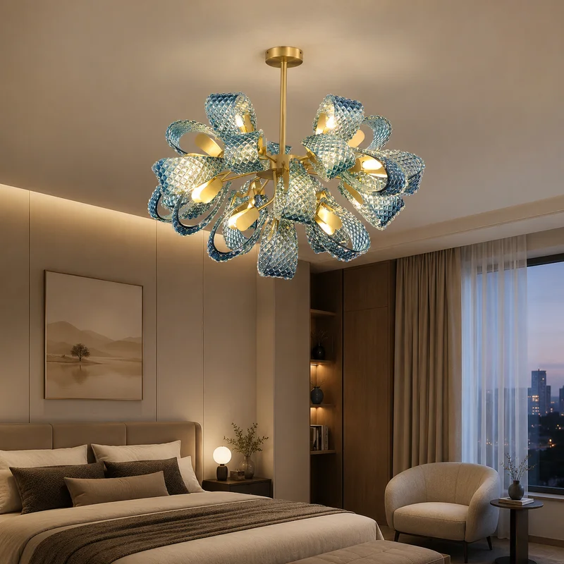 Modern Luxury Sculptural Glass - Interior Design Luxury Living Room ulasan dan harga