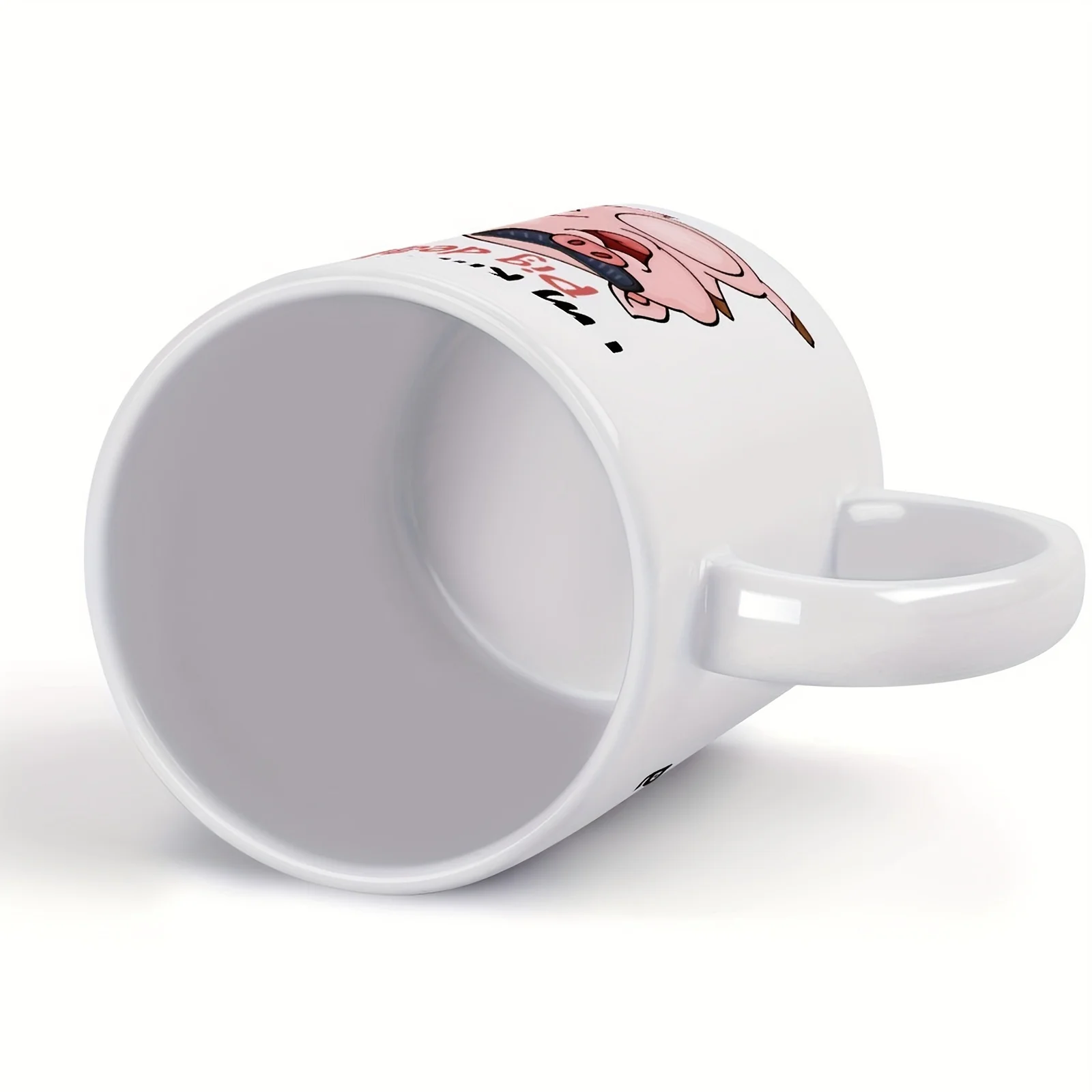 1pc 11oz Funny Piglet with Glasses Ceramic Mug – 