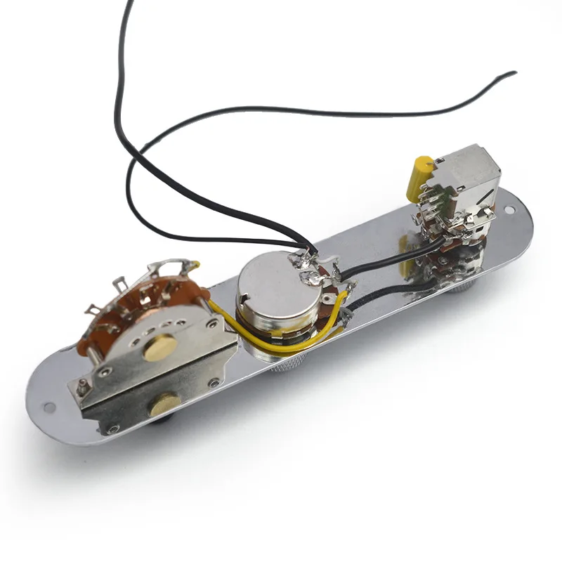 Guitar Electronics Kit 3-Way Switch 250K Push-Pull Potentiometer Coil Split  223J Capacitor For TL Guitar Electronics