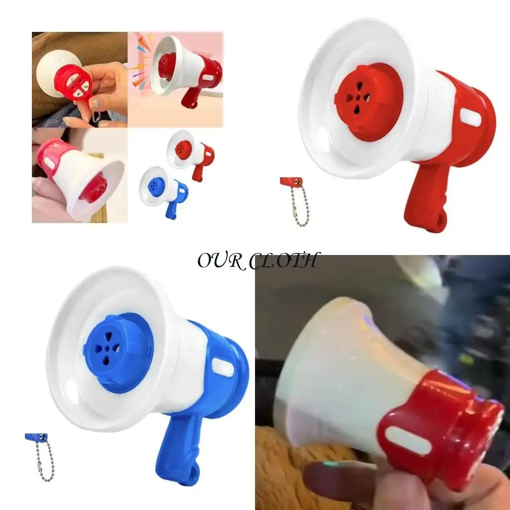 Muzikale megaphone sleutelhanger megaphone -luidsprekerspeelgoed met opnamemicrofoon y1ac