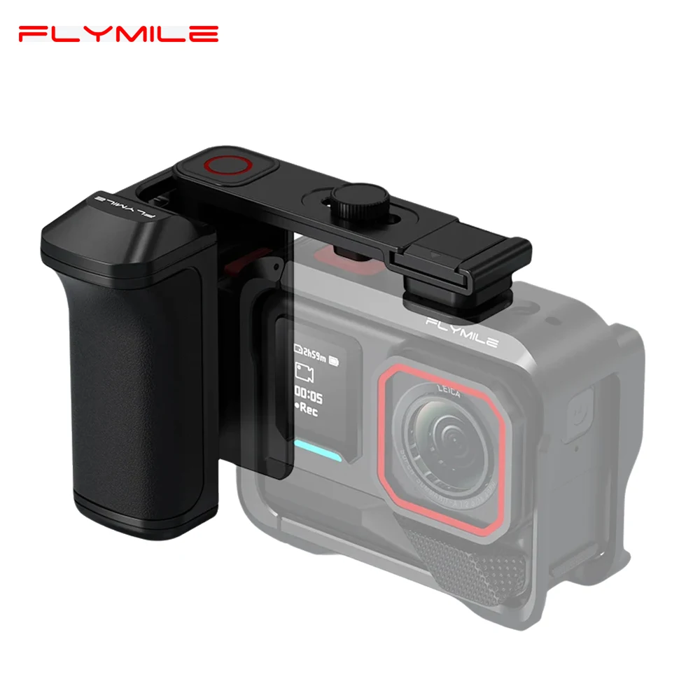 

Flymile Camera Grip Holder for Insta360 Ace Pro 2 Accessories Shutter Button Photography Handle