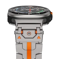 Correa de lujo de acero inoxidable para Samsung Galaxy Watch Ultra 7, pulsera de negocios de 47mm para hombre, Correa para Samsung Ultra