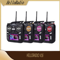HelloRadio V16 PRO MAX Remote Control ELRS Transmitter Left Hand Support EDGETX OPENTX High-Frequency Head Touch Screen TX16S