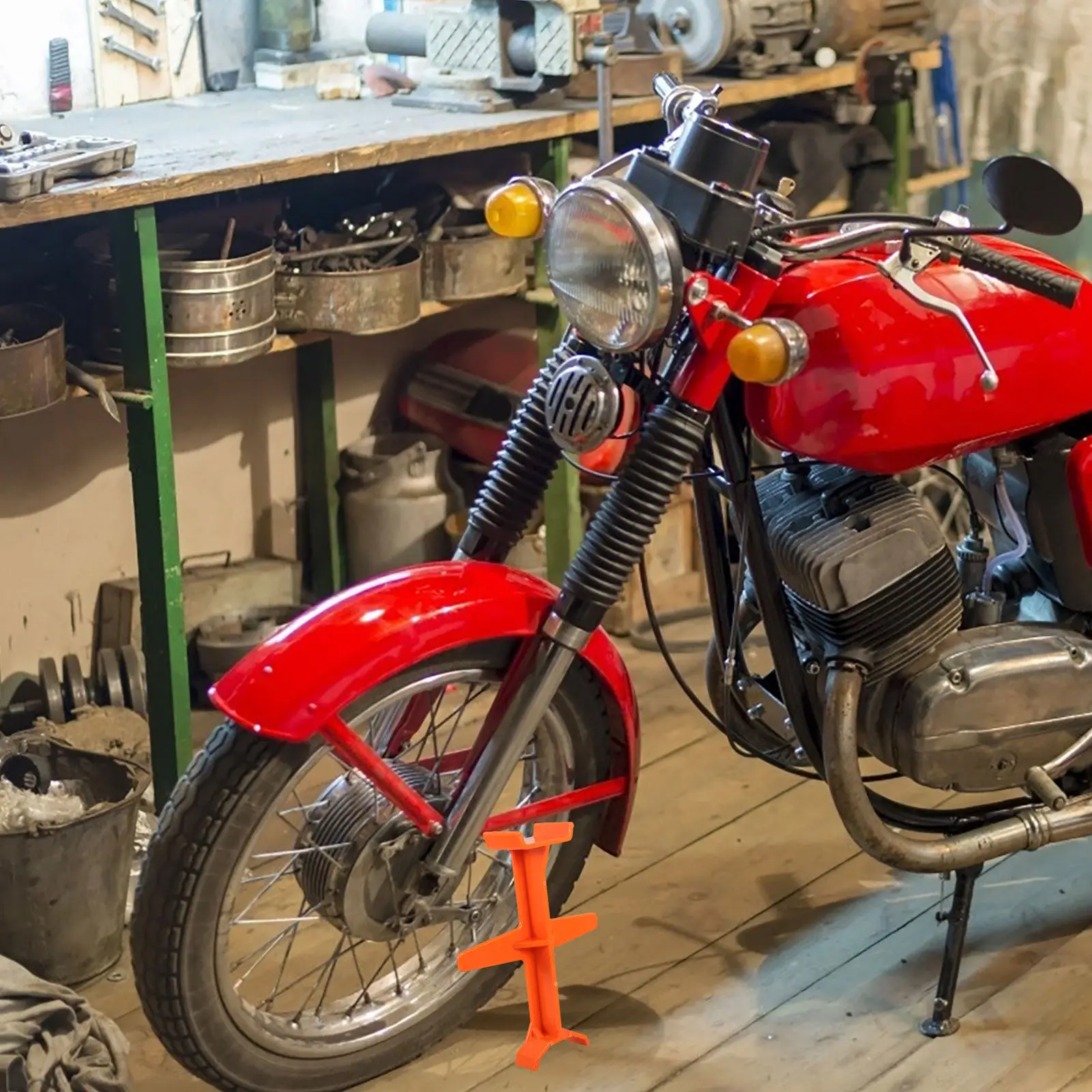 

Universal Motorcycle Fork Guard Suspension Support Brace Fork Saver for Dirt Bike Motocross Maintenance Transport Protection